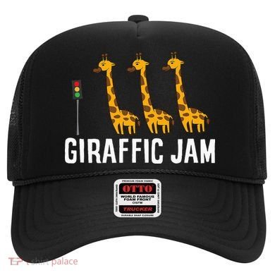 Funny Giraffic Jam Cute Giraffe Giraffe Pun Cute Giraffe Hat