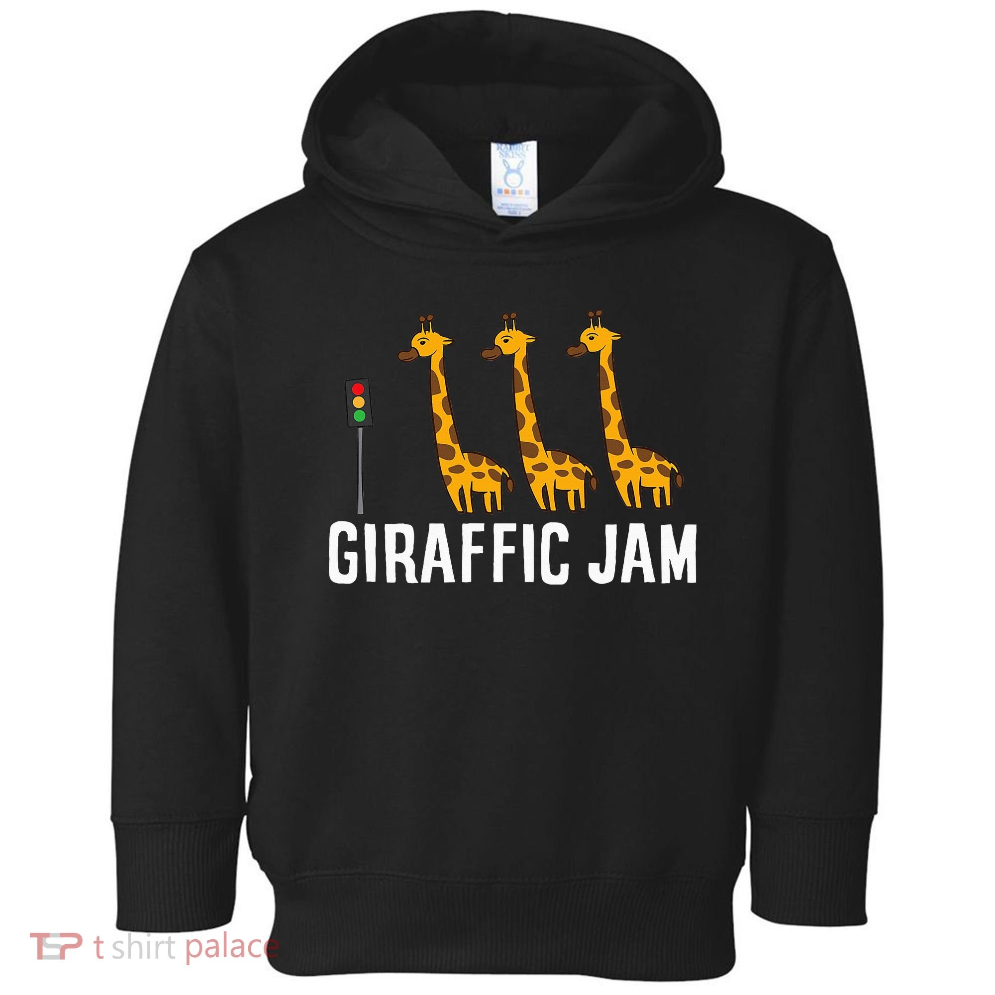 Funny Giraffic Jam Cute Giraffe Giraffe Pun Cute Giraffe Toddler Hoodie