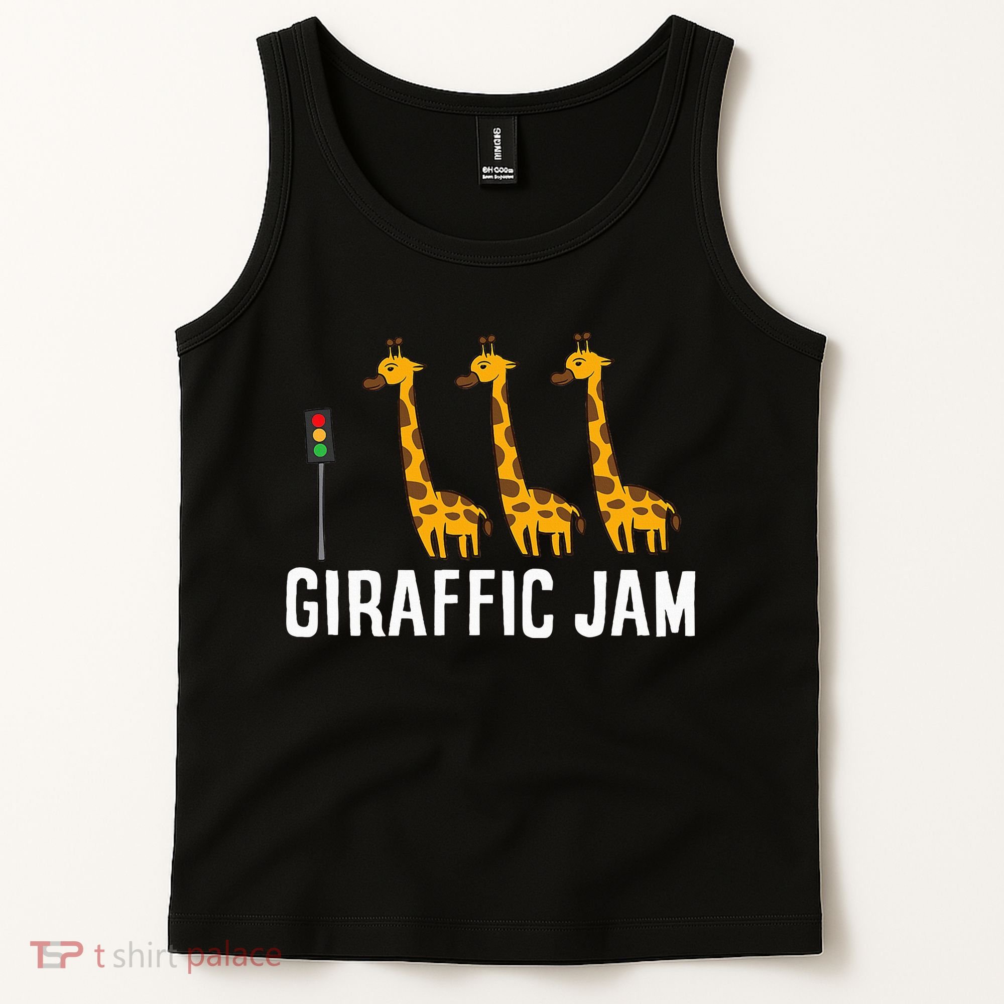 Funny Giraffic Jam Cute Giraffe Giraffe Pun Cute Giraffe Tank Top