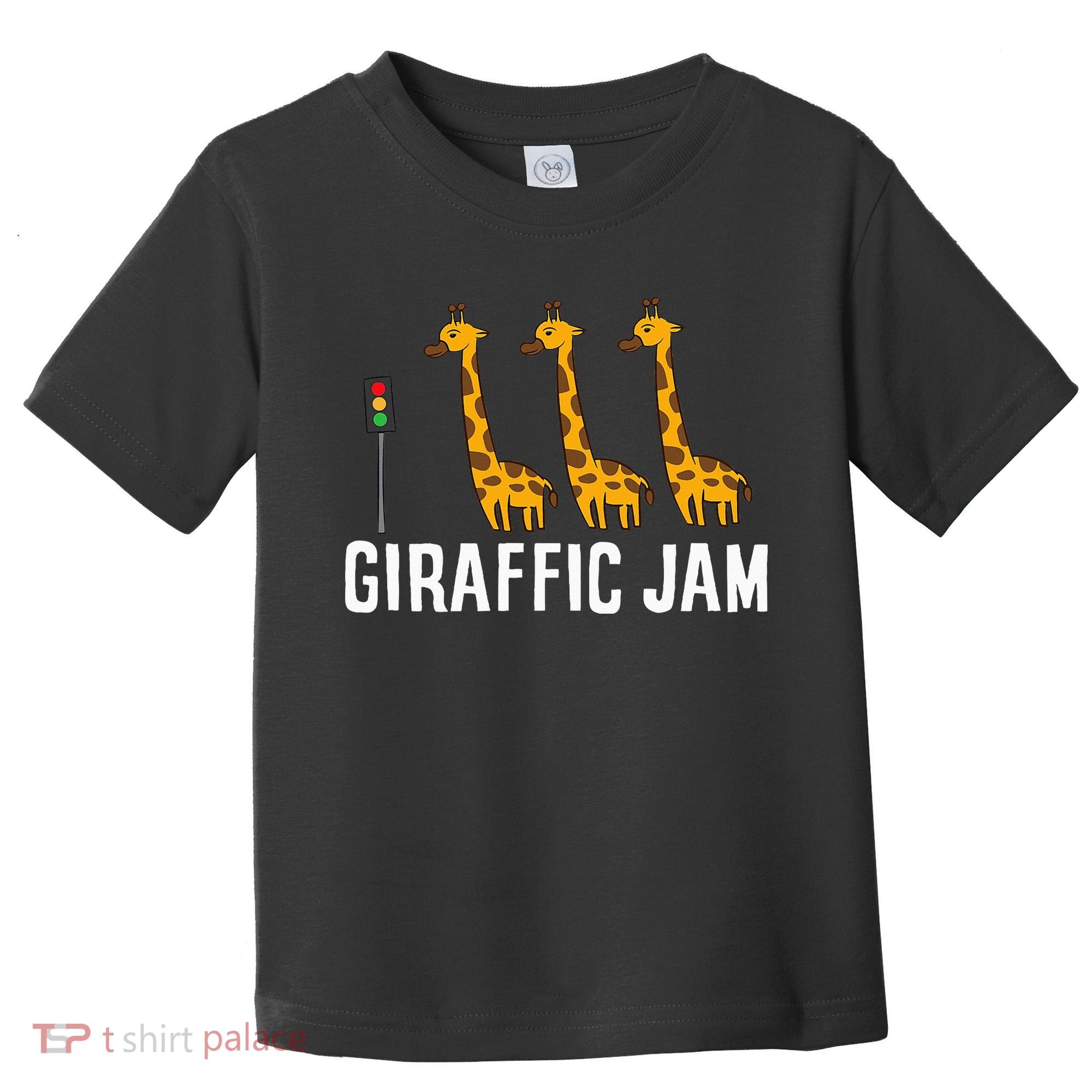 Funny Giraffic Jam Cute Giraffe Giraffe Pun Cute Giraffe Toddler T-Shirt