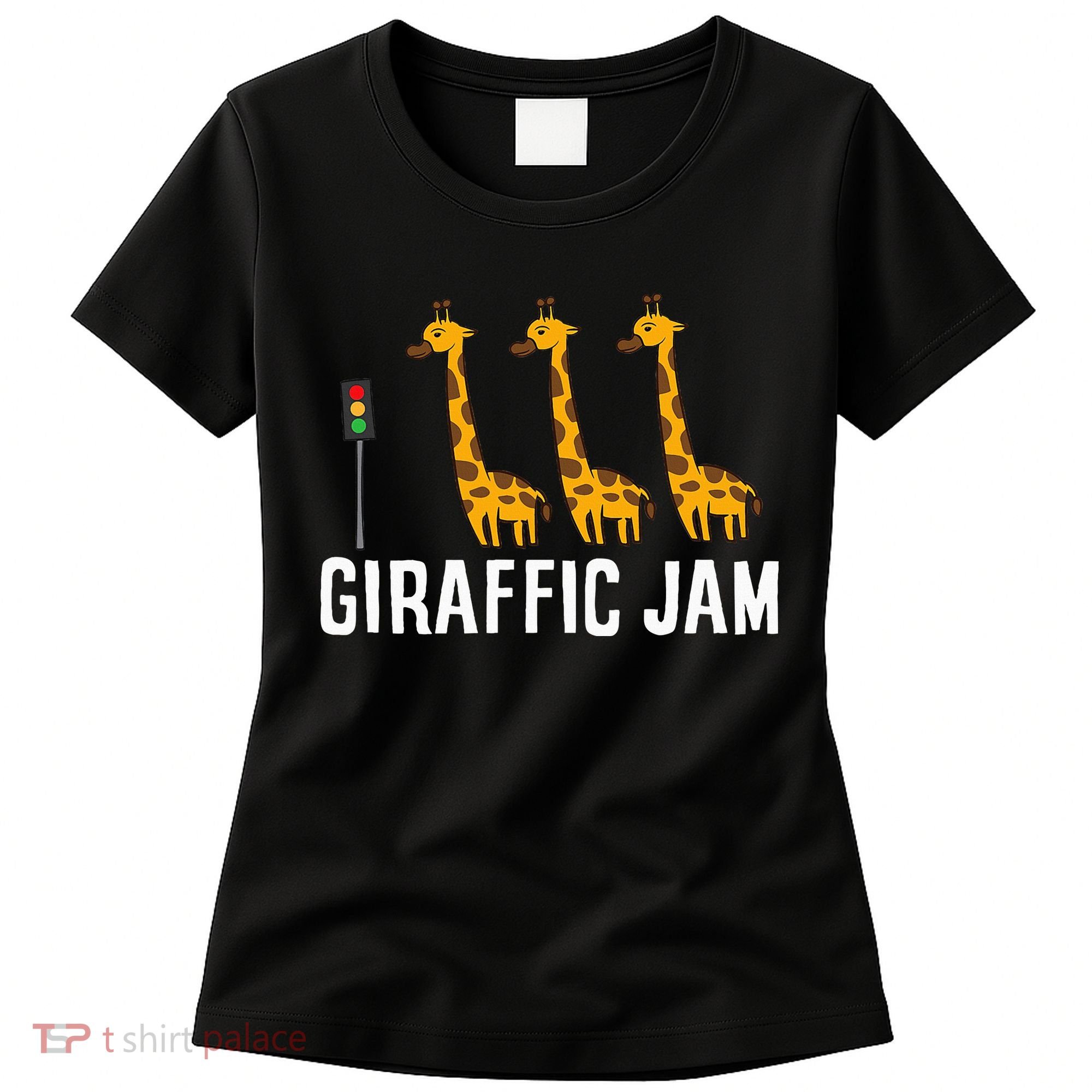 Funny Giraffic Jam Cute Giraffe Giraffe Pun Cute Giraffe Women's T-Shirt