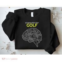Funny Golf Joke Frustrated Angry Rubbish Golfer Dad Golfing Sweatshirt thumb 2