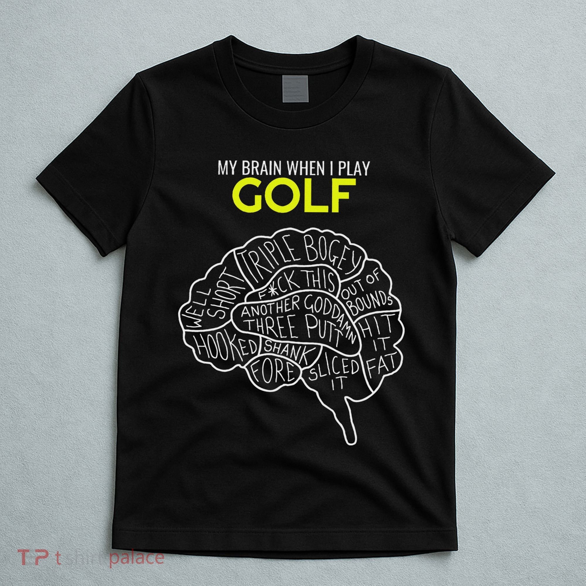 Funny Golf Joke Frustrated Angry Rubbish Golfer Dad Golfing T-Shirt