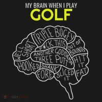 Funny Golf Joke Frustrated Angry Rubbish Golfer Dad Golfing T-Shirt thumb 7