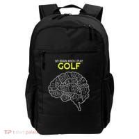 Funny Golf Joke Frustrated Angry Rubbish Golfer Dad Golfing Backpack thumb 0