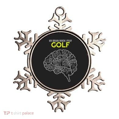 Funny Golf Joke Frustrated Angry Rubbish Golfer Dad Golfing Ornament