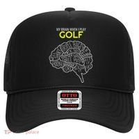 Funny Golf Joke Frustrated Angry Rubbish Golfer Dad Golfing Hat thumb 0