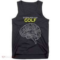Funny Golf Joke Frustrated Angry Rubbish Golfer Dad Golfing Tank Top thumb 0