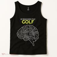Funny Golf Joke Frustrated Angry Rubbish Golfer Dad Golfing Tank Top thumb 2