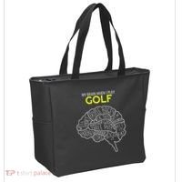 Funny Golf Joke Frustrated Angry Rubbish Golfer Dad Golfing Tote Bag thumb 2