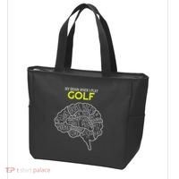 Funny Golf Joke Frustrated Angry Rubbish Golfer Dad Golfing Tote Bag thumb 3
