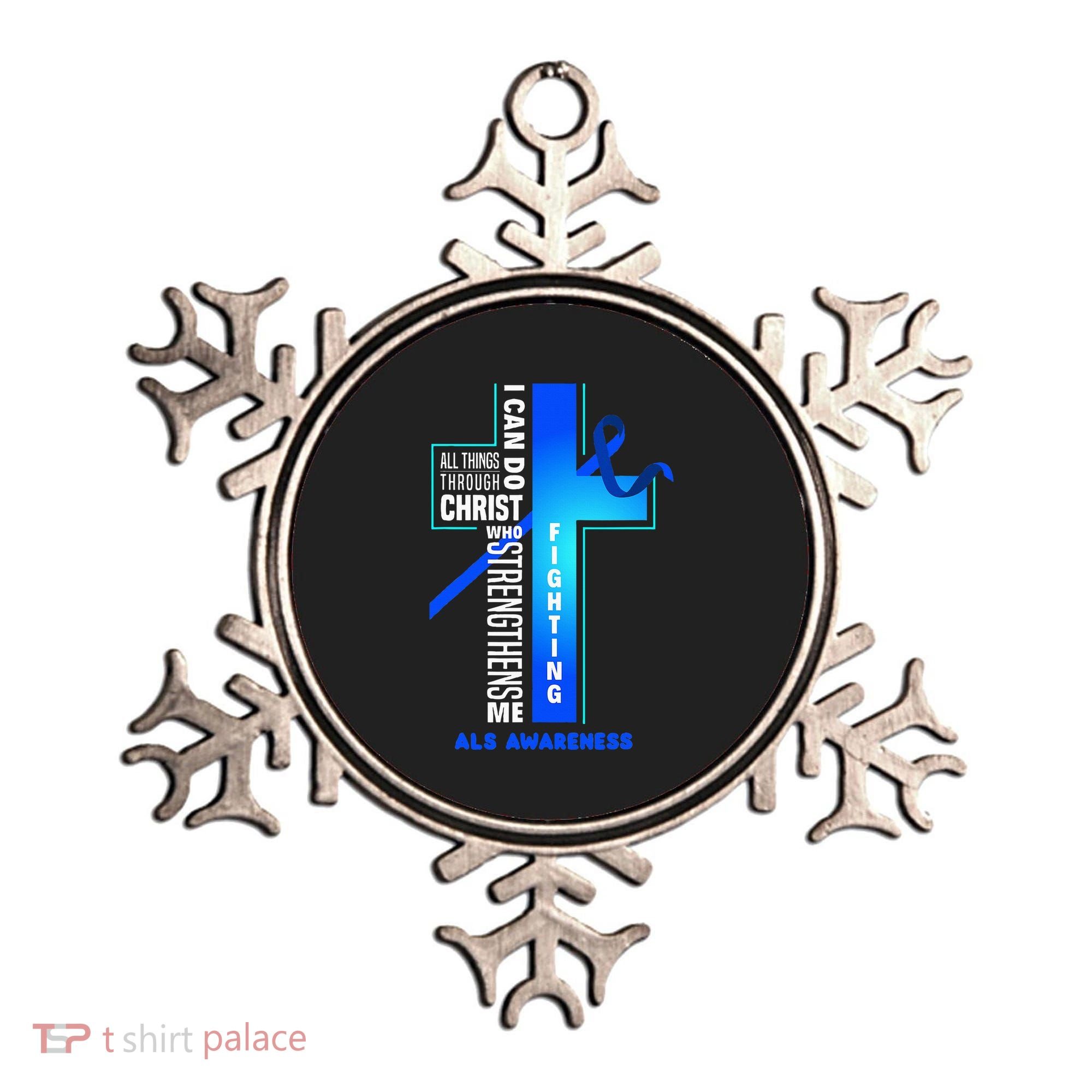 Faith God Jesus Christ Als Warrior Als Fighter Als Awareness Ornament