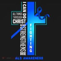 Faith God Jesus Christ Als Warrior Als Fighter Als Awareness Women's Tank Top thumb 5