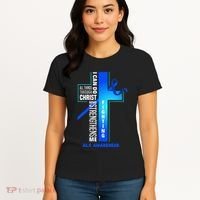 Faith God Jesus Christ Als Warrior Als Fighter Als Awareness Women's T-Shirt thumb 4