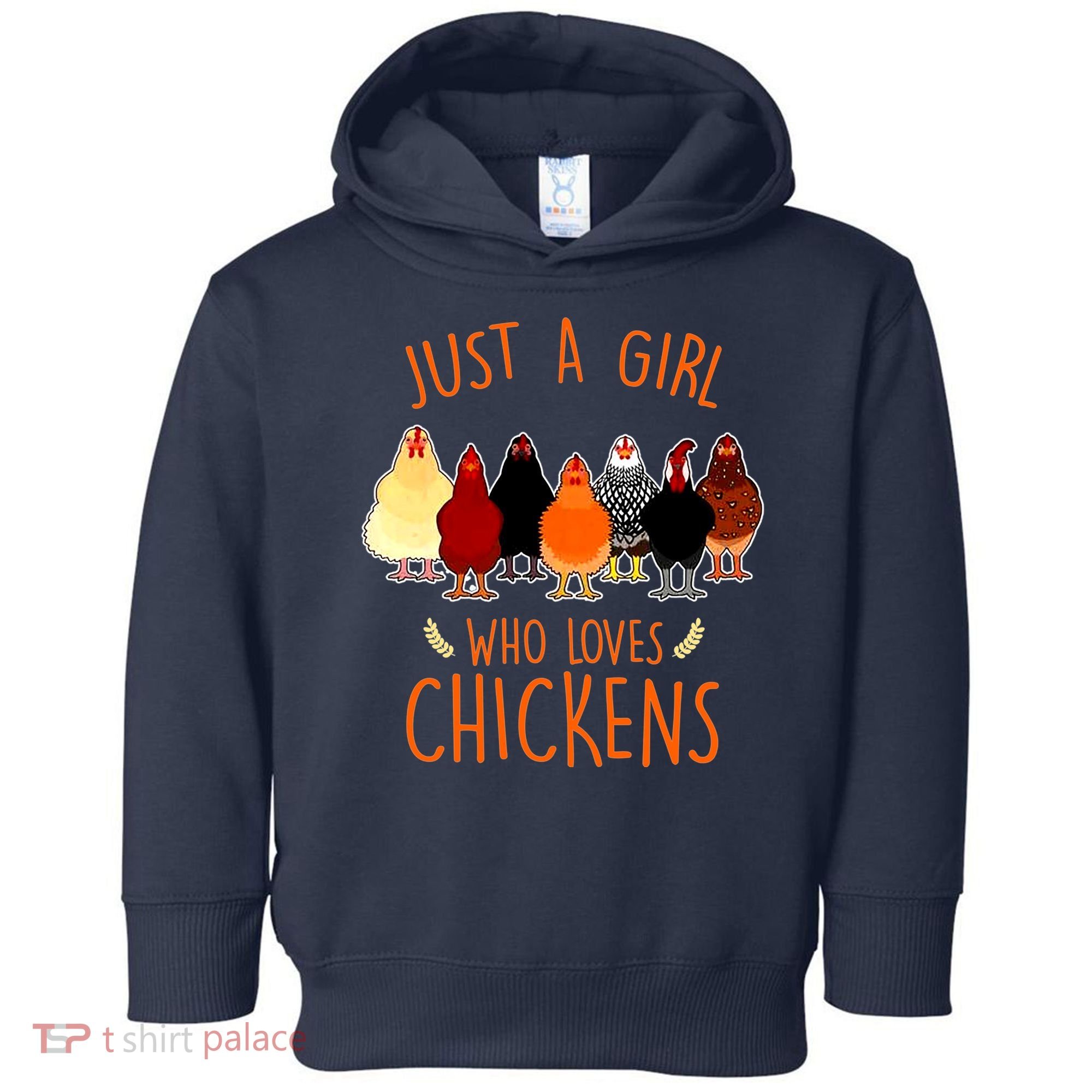 Funny Gift Just A Girl Who Loves Chickens Toddler Hoodie