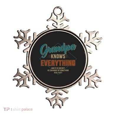 Funny grandpa knows everything for father's day Ornament