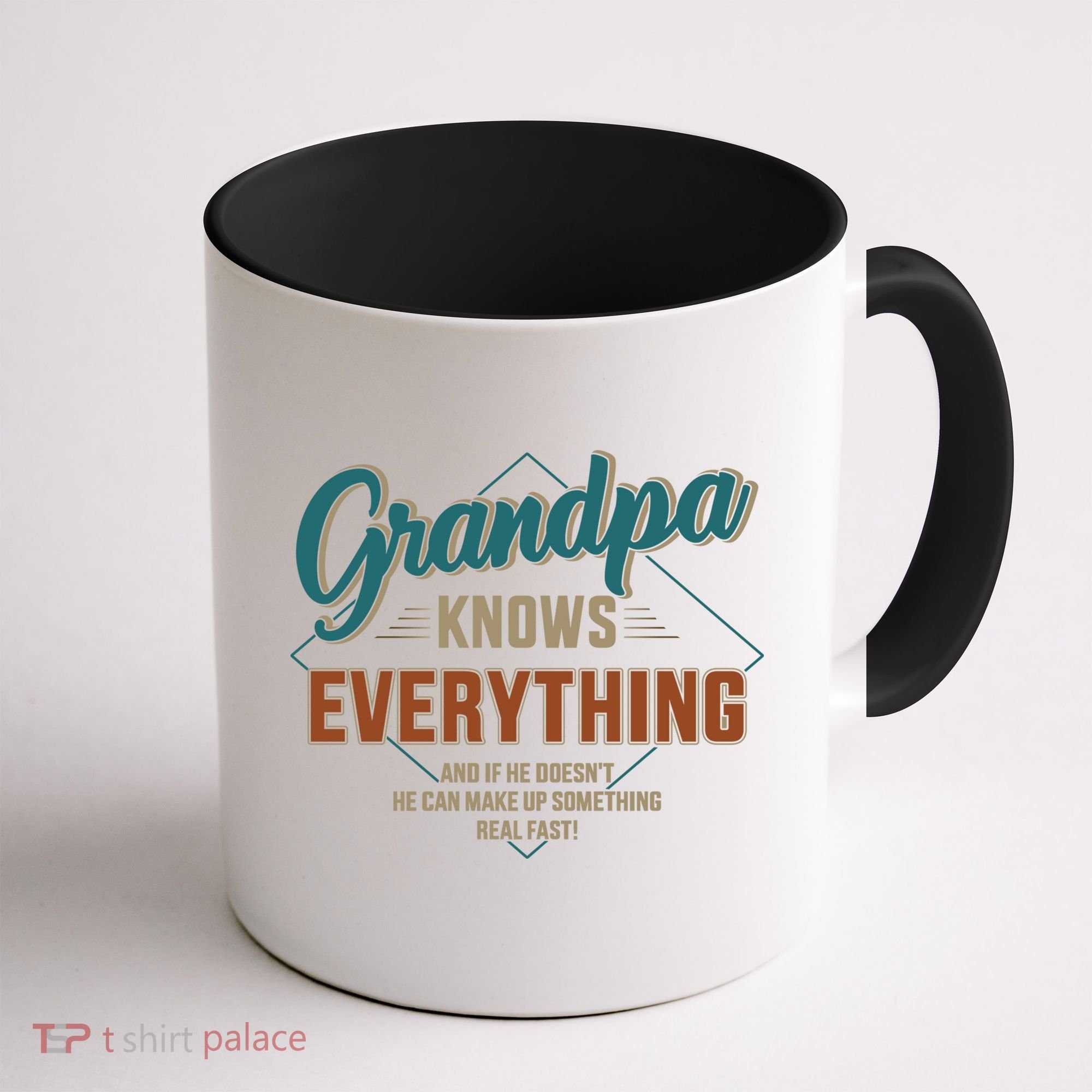 Funny Grandpa Knows Everything For Father's Day Gift Coffee Mug
