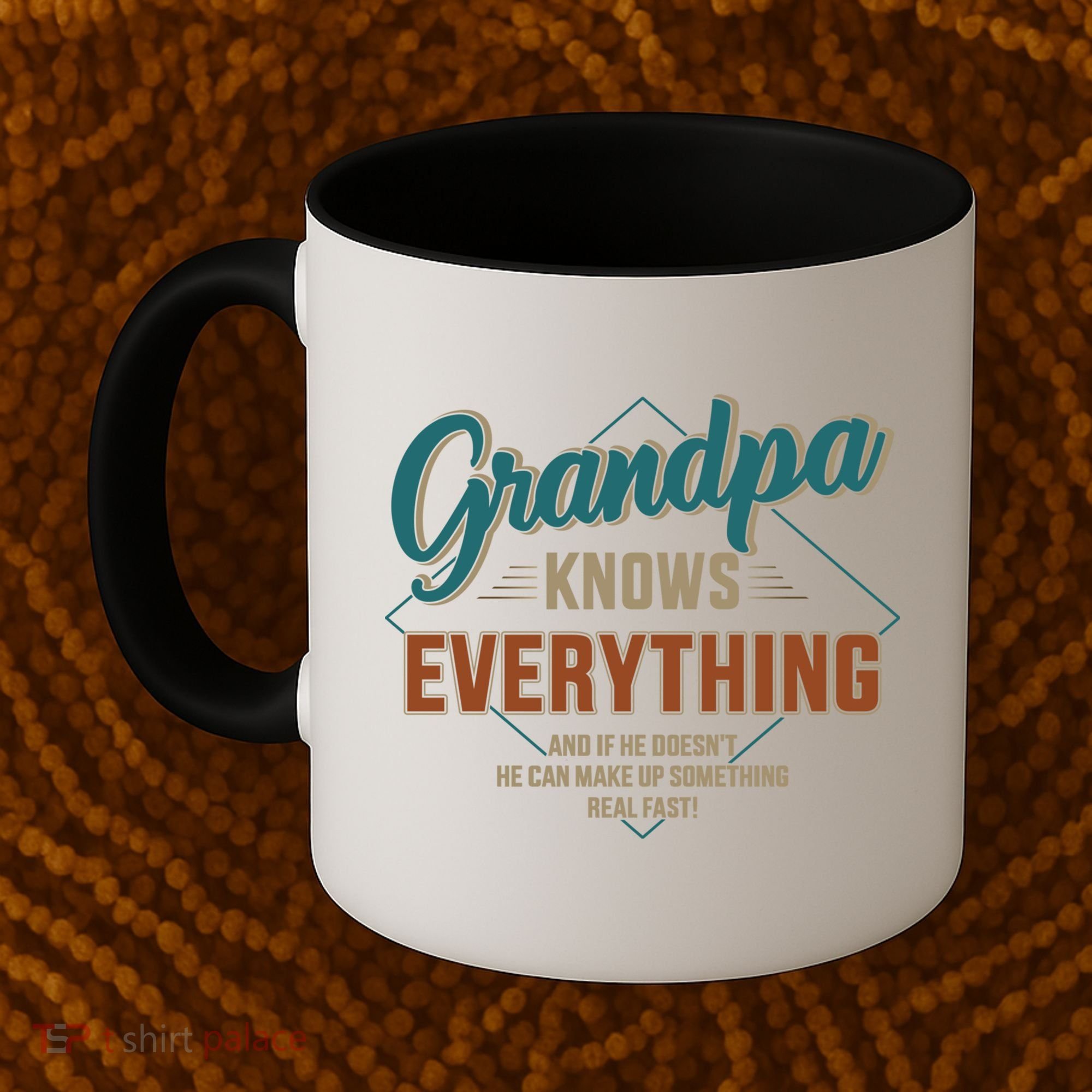 Funny Grandpa Knows Everything For Father's Day Gift Coffee Mug