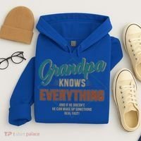 Funny Grandpa Knows Everything For Father's Day Gift Hoodie thumb 4