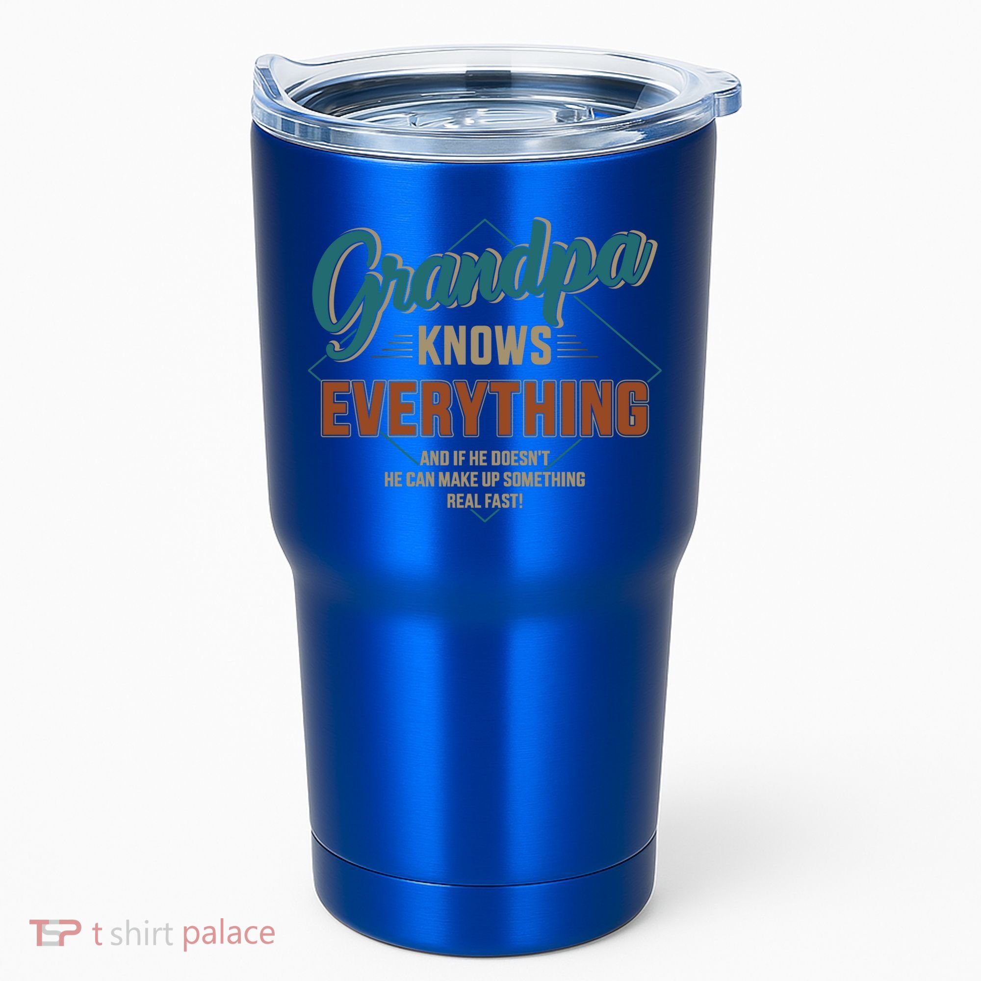 Funny Grandpa Knows Everything For Father's Day Gift Tumbler