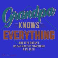 Funny Grandpa Knows Everything For Father's Day Gift Mousepad thumb 1