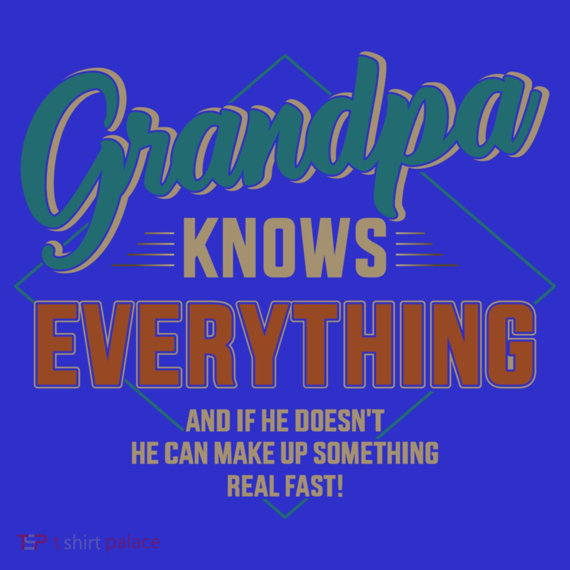 Funny Grandpa Knows Everything For Father's Day Gift Baby Bodysuit