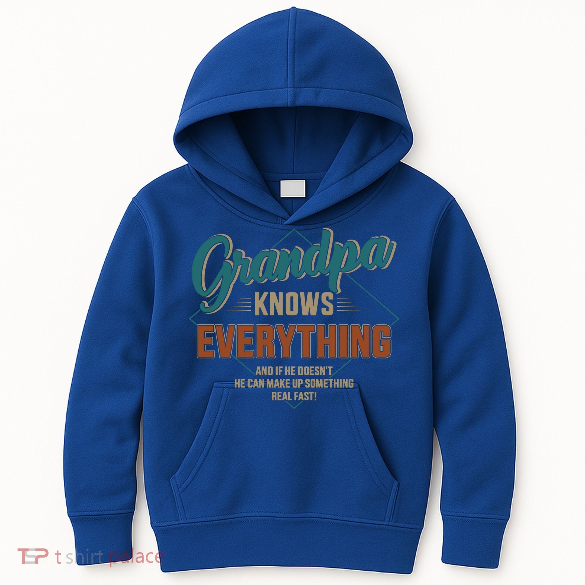 Funny Grandpa Knows Everything For Father's Day Gift Kids Hoodie