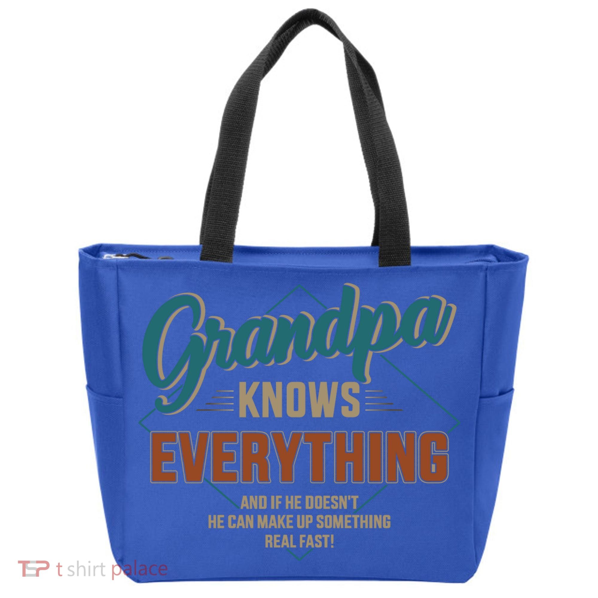 Funny Grandpa Knows Everything For Father's Day Gift Tote Bag