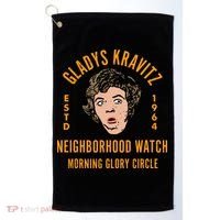 Funny Gladys Kravitz Neighborhood Watch Unisex Golf Towel thumb 0
