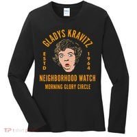 Funny Gladys Kravitz Neighborhood Watch Unisex Women's Long Sleeve Shirt thumb 0