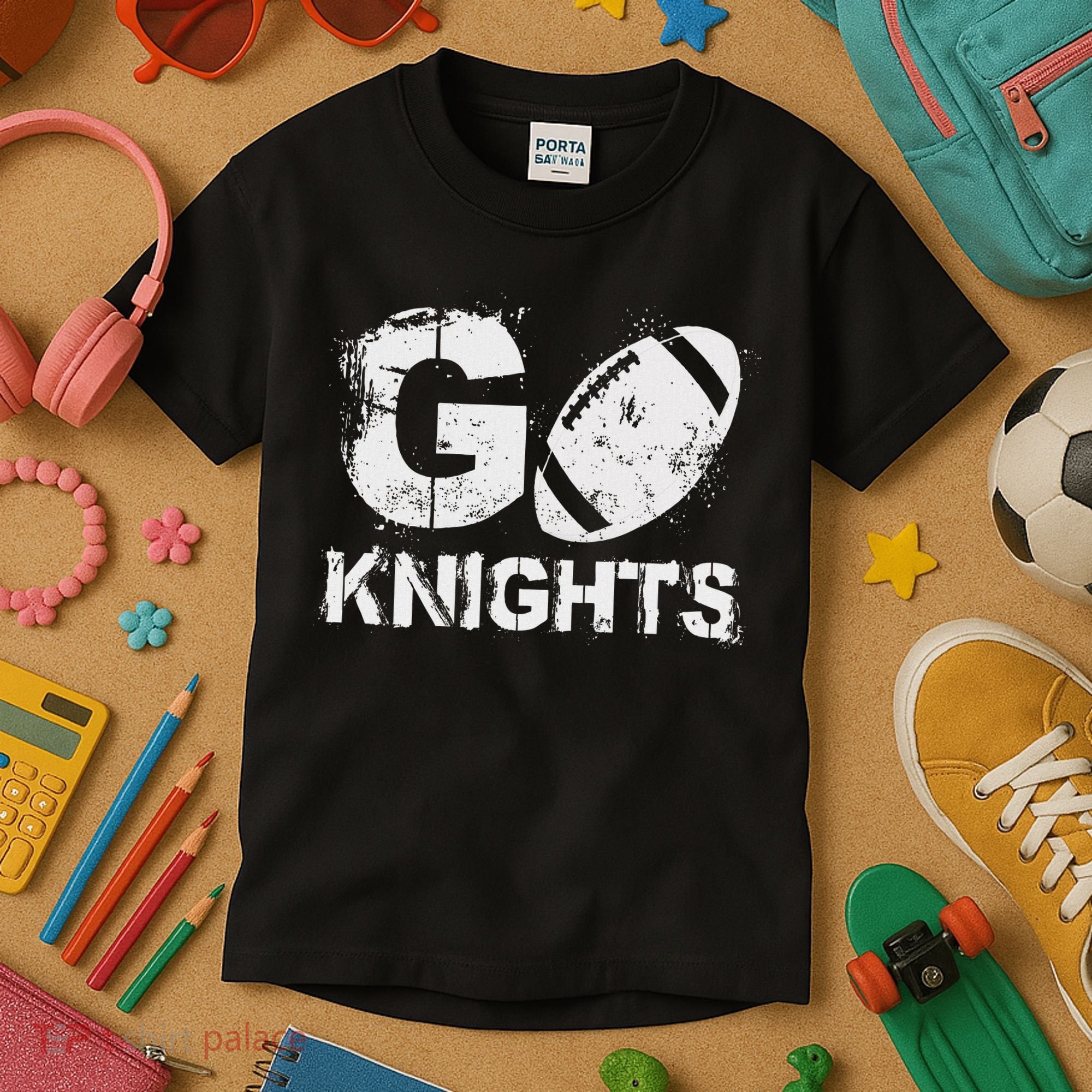 Football Go Knights Kids T-Shirt