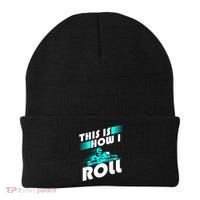 Funny Go Kart Racing Gift GoKart How I Roll Beanie thumb 0