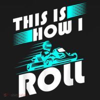 Funny Go Kart Racing Gift GoKart How I Roll Women's Hoodie thumb 2