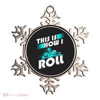 Funny Go Kart Racing Gift GoKart How I Roll Ornament thumb 0