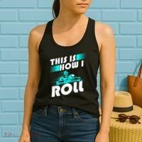 Funny Go Kart Racing Gift GoKart How I Roll Women's Tank Top thumb 2