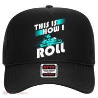 Funny Go Kart Racing Gift GoKart How I Roll Hat thumb 0