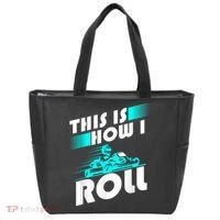 Funny Go Kart Racing Gift GoKart How I Roll Tote Bag thumb 0