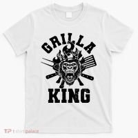 Funny Grilla King Gorilla King Of The Grill T-Shirt thumb 0