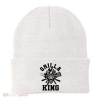 Funny Grilla King Gorilla King Of The Grill Beanie thumb 0