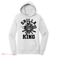 Funny Grilla King Gorilla King Of The Grill Women's Hoodie thumb 0