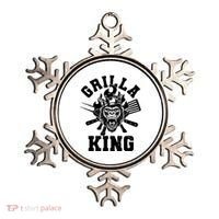 Funny Grilla King Gorilla King Of The Grill Ornament thumb 0