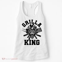 Funny Grilla King Gorilla King Of The Grill Women's Tank Top thumb 0