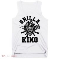 Funny Grilla King Gorilla King Of The Grill Tank Top thumb 0
