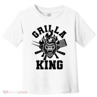 Funny Grilla King Gorilla King Of The Grill Toddler T-Shirt thumb 0