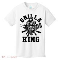 Funny Grilla King Gorilla King Of The Grill Kids T-Shirt thumb 0
