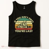 Funny Go Kart Racing Race Car Kart Racer Tank Top thumb 2