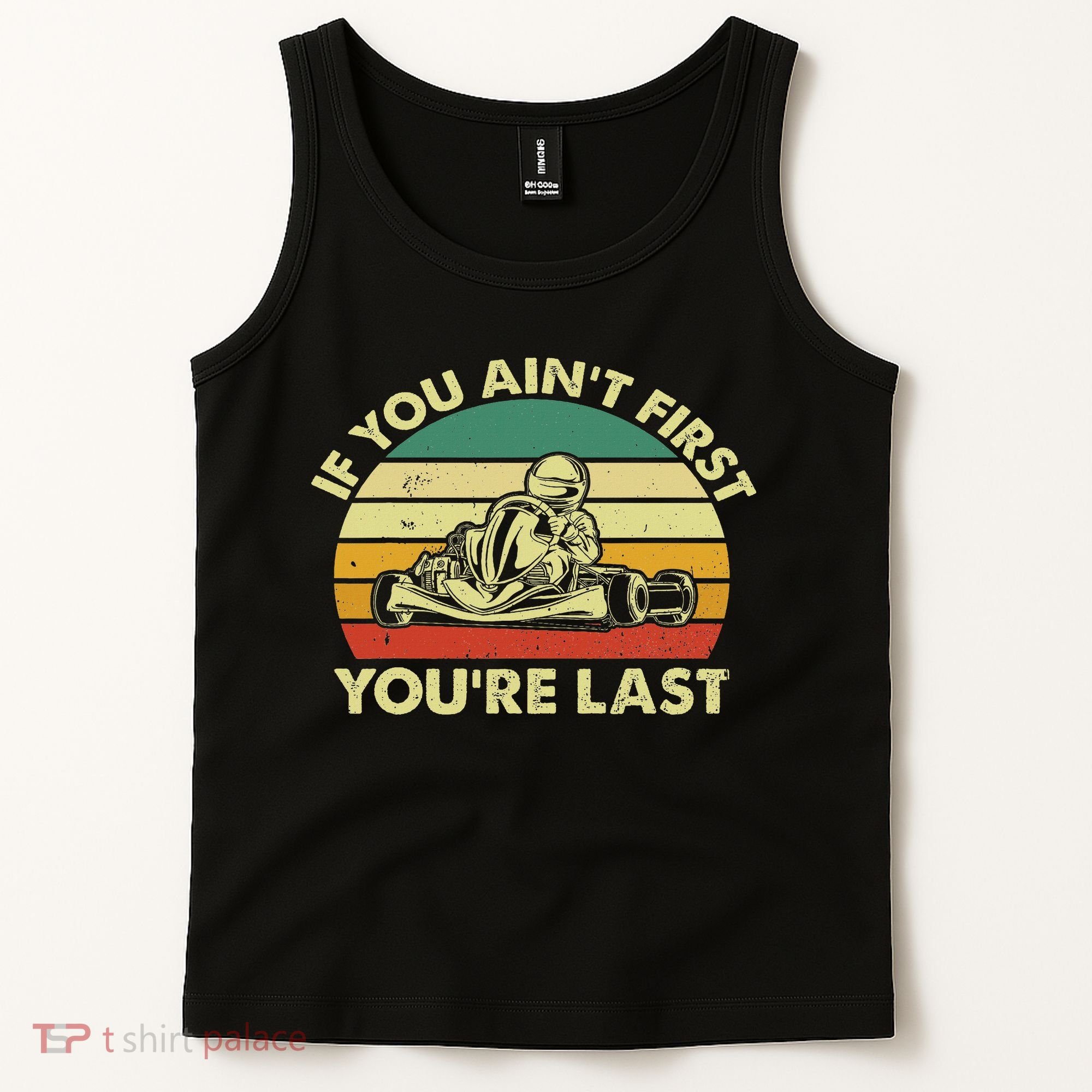Funny Go Kart Racing Race Car Kart Racer Tank Top