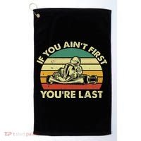 Funny Go Kart Racing Race Car Kart Racer Golf Towel thumb 0