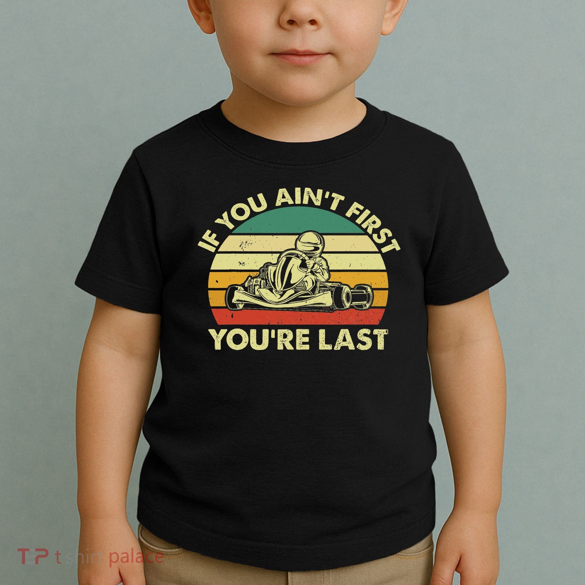 Funny Go Kart Racing Race Car Kart Racer Toddler T-Shirt