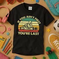 Funny Go Kart Racing Race Car Kart Racer Kids T-Shirt thumb 3